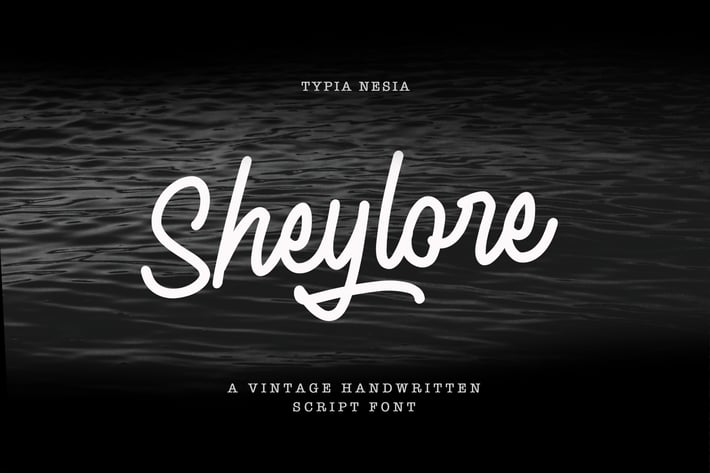Sheylore - Vintage Romantic Handwritten Font