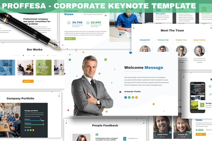 Proffesa - Corporate Keynote Template