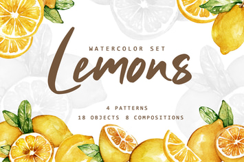 Lemonade Watercolor Set