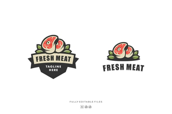 Fresh Meat Color Badge Logo