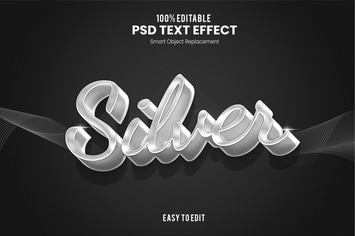 Elegant 3D PSD Text Effect 
