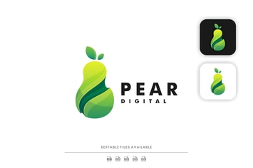 Pear Gradient Logo