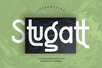 Stugatt | A Stylish Sans Serif Font