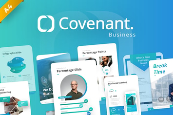 Covenant Portrait Business PowerPoint Template