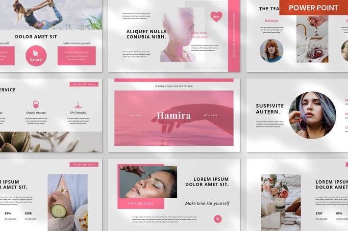 Hamira Spa & Wellness PowerPoint Temp