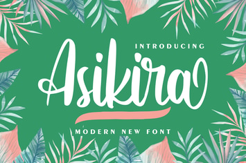 Asikira | Modern New Font