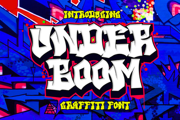 Under Boom - Urban Graffiti Font