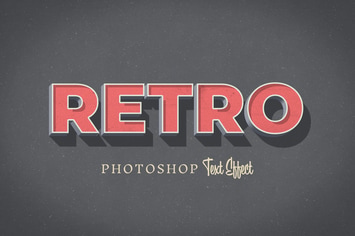 Retro Text Effect