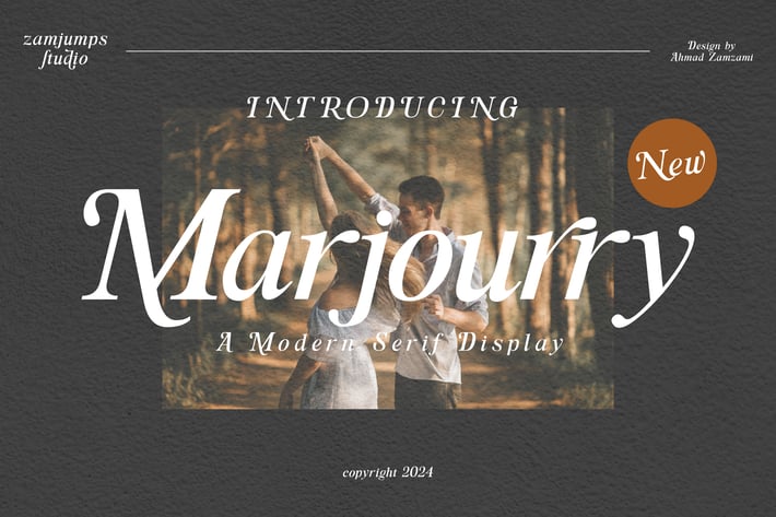 Marjourry - Modern Serif Display Font