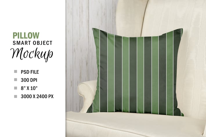 Smart Layer Pillow Chair Mockup Sublimation