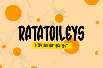 Ratatoileys - Handwritten Font