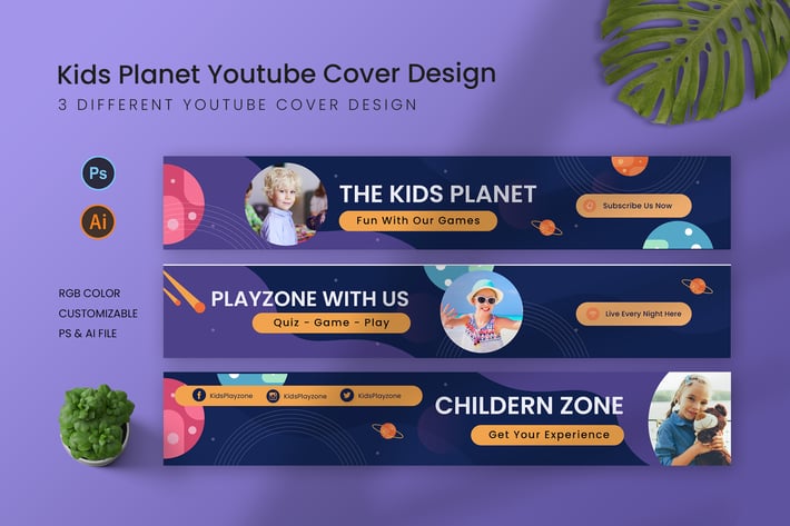 Kids Planet Youtube Cover