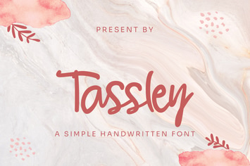 Tassley - Simple Handwritten Font