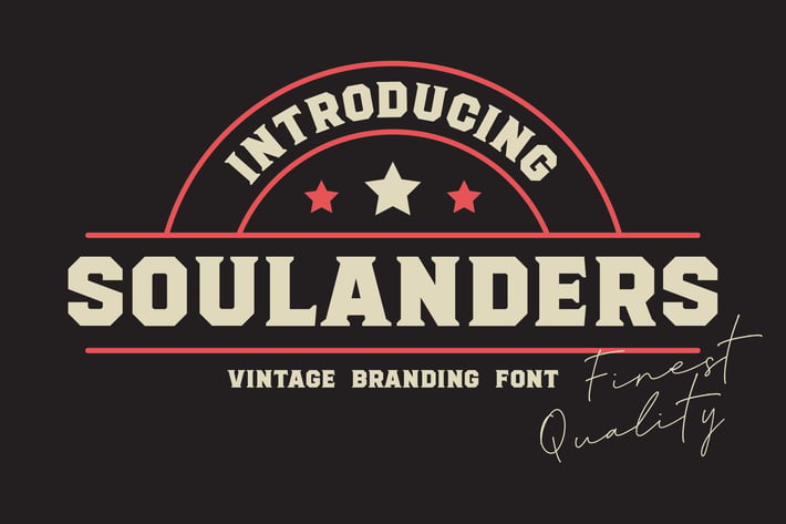 Soulanders - Vintage Bold Fonts