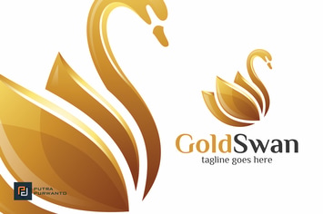 Gold Swan - Logo Template