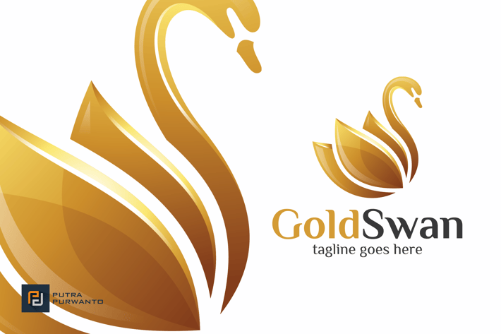 Gold Swan - Logo Template