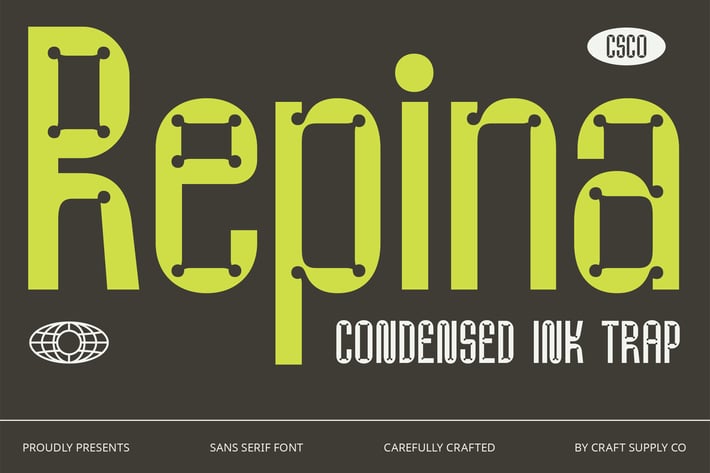 Repina – Inktrap Font