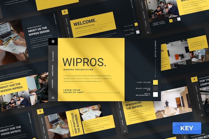 Wipros - Modern Keynote Presentation Template