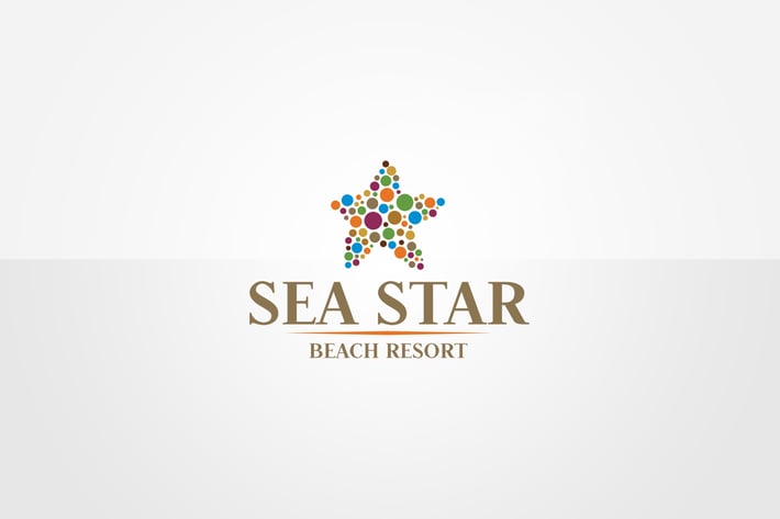 Sea Star Logo Template
