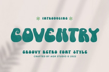 Coventry - Groovy Retro Font