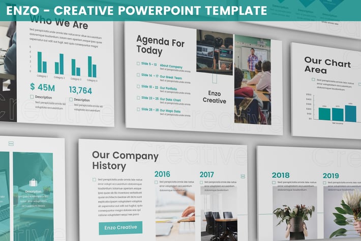 Enzo - Creative Powerpoint Template