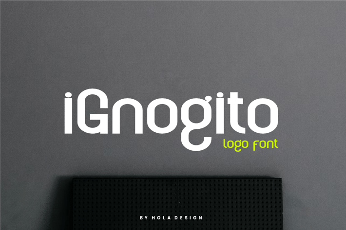 Ignogito Logo Font