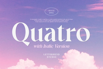 Quatro - A Modern Serif Font