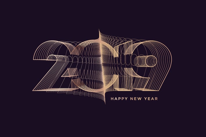 New Year Greeting Card