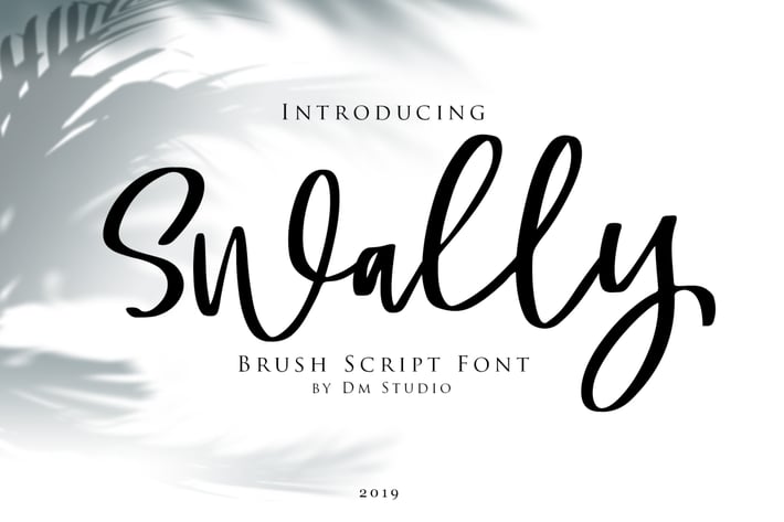 Swally - Brush Script Font