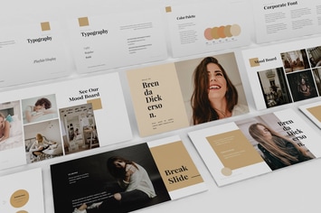 Brenda - Brand Guideline Powerpoint Template