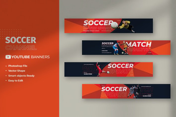 Soccer Channel Youtube Banners