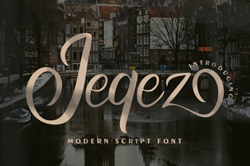 Jeqez | Modern Script Font