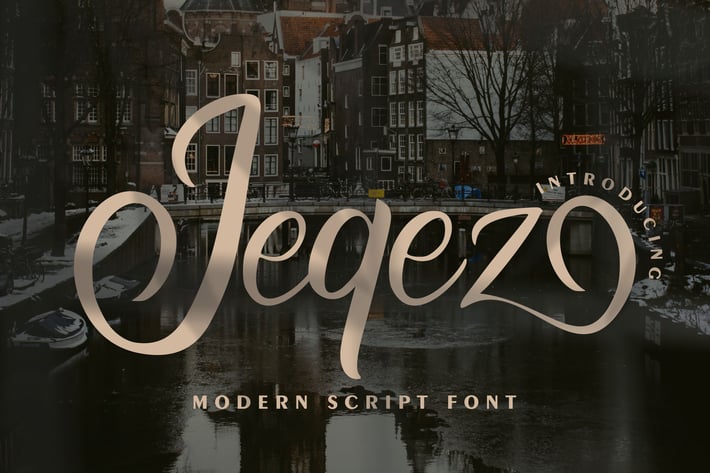 Jeqez | Modern Script Font