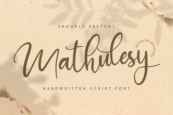 Mathulesy - Handwritten Font