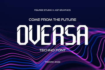 Oversa - Techno Font