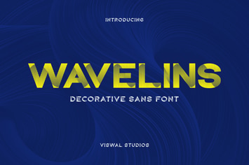 Wavelins - Modern Sans Font