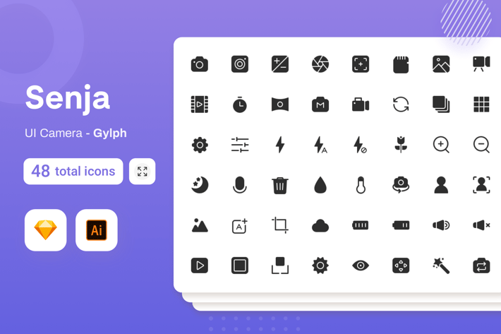 Gylph Senja - UI Camera 