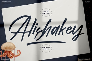 Alishakey Handwritten Script