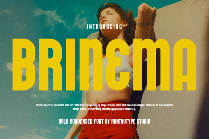 Brinema Condensed Sans Font