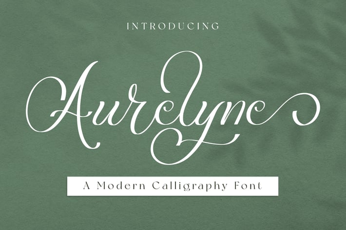 Aurelyna - Calligraphy Font