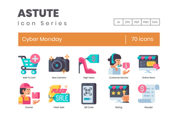 Cyber Monday Icons