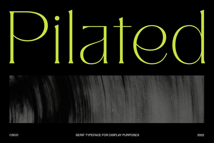 Pilated - Serif Typeface