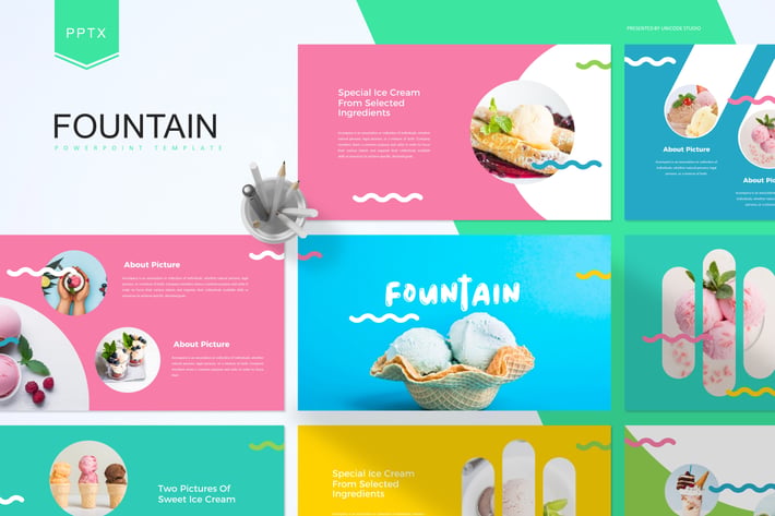 Fountain - Powerpoint Template