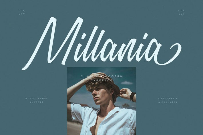 Millania - Modern Script Font
