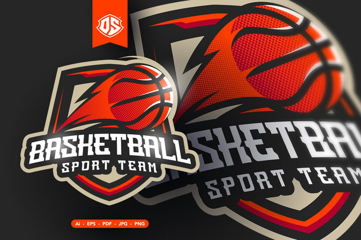 Basketball - Esport and Sport Mascot Logo
