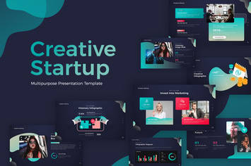 Creative Startup Powerpoint Presentation Template