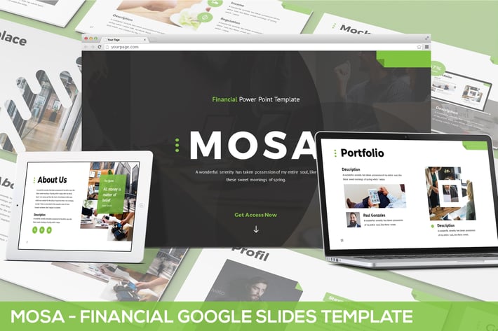 Mosa - Financial Google Slides Template