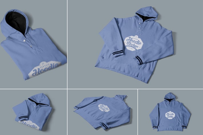 5 Hoodie Mockups