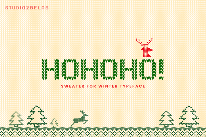 Hohoho Sweater Typeface