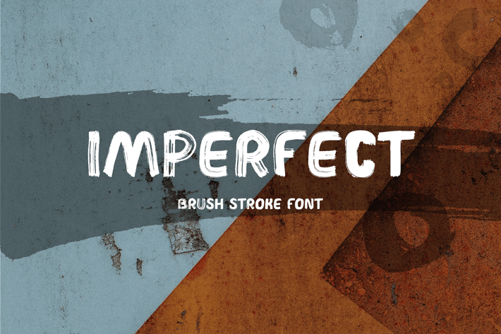 Imperfect Brush Font
